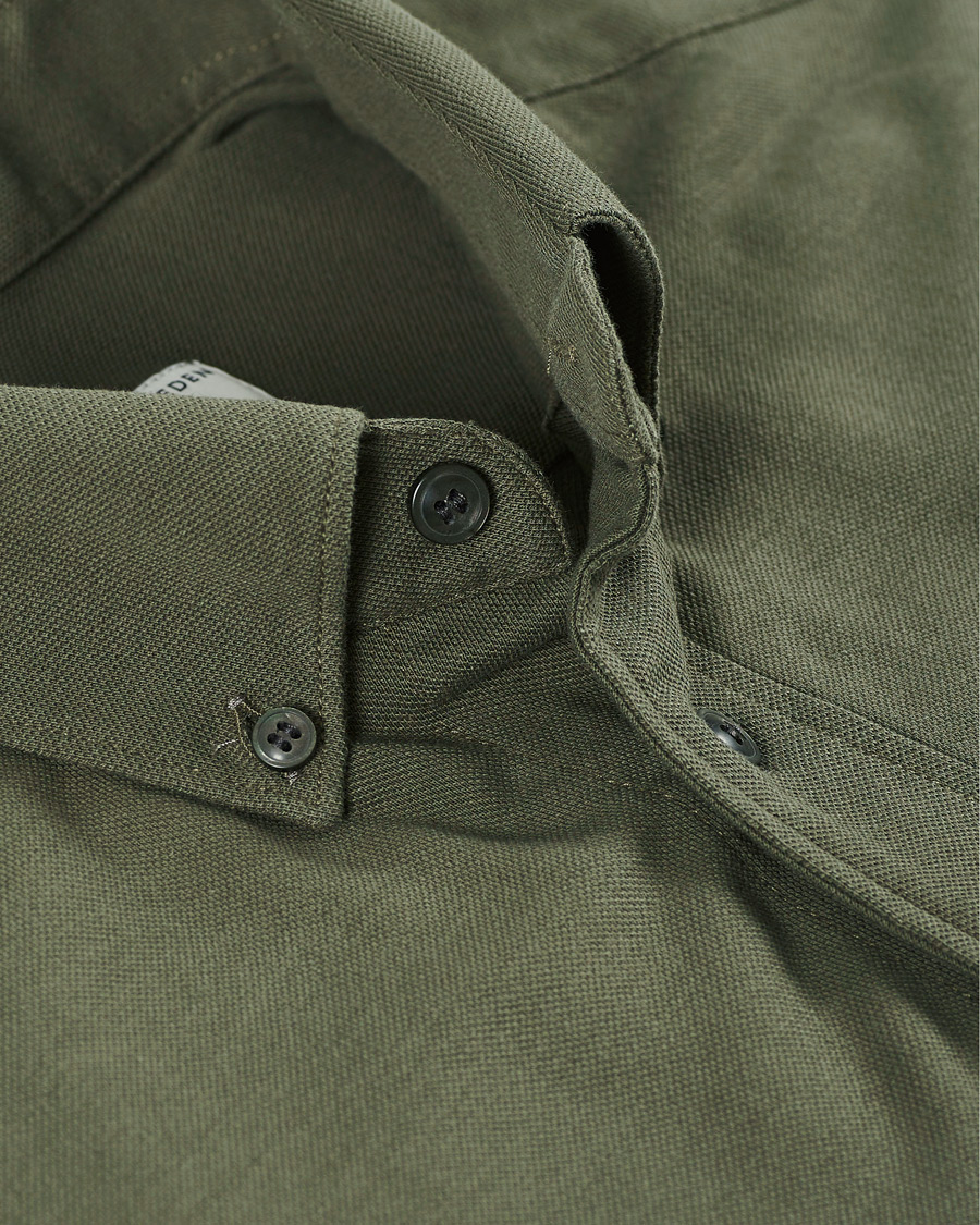 Herren | Hemden | Tiger of Sweden | Fenald Piquet Shirt City Green