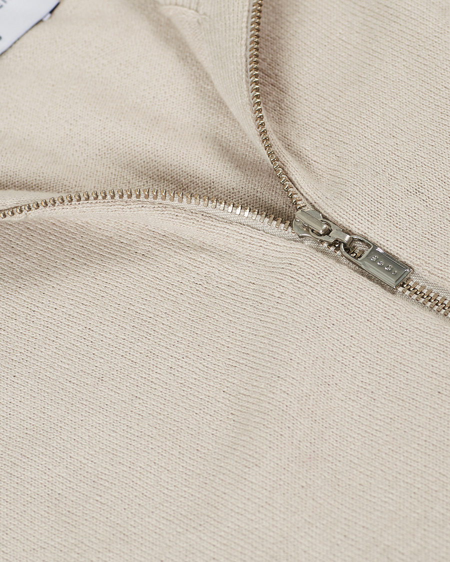 Herren | Pullover | Tiger of Sweden | Kylen Cotton/Merino Zip Moonbeam