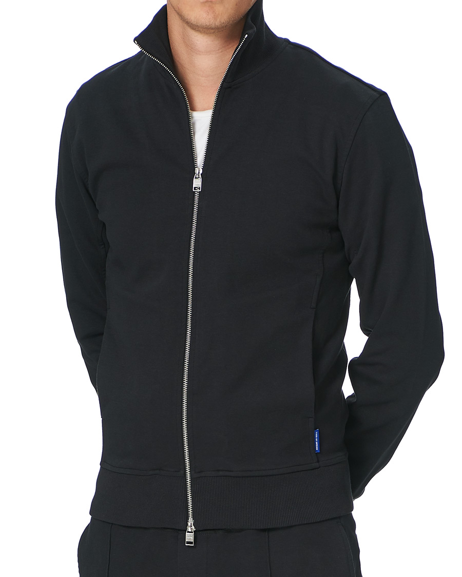 Herren | Pullover | Tiger of Sweden | Navra Cotton Zip Black