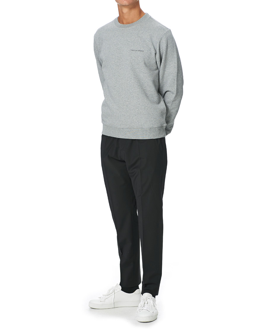 Herren | Pullover | Tiger of Sweden | Emerson Cotton Sweatshirt Mid Grey Mel