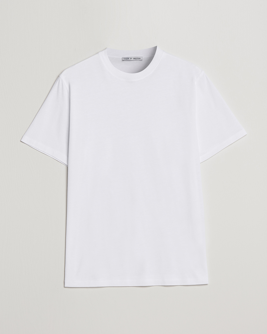 Herren | T-Shirts | Tiger of Sweden | Dillan Cotton Tee Bright White