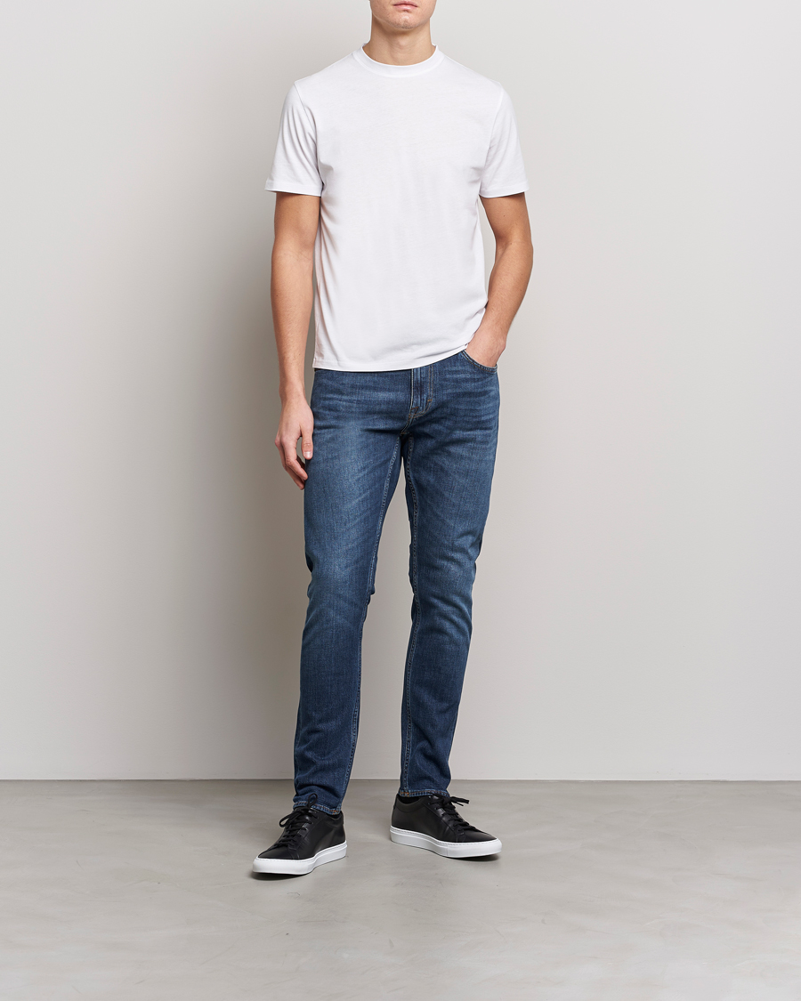 Herren | T-Shirts | Tiger of Sweden | Dillan Cotton Tee Bright White