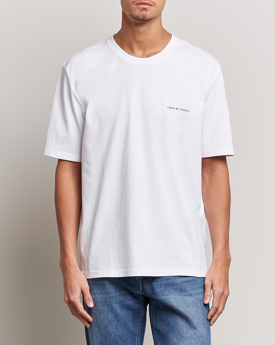 Herren |  | Tiger of Sweden | Pro Cotton Logo Tee Bright White
