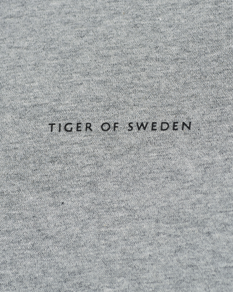 Herren | Pullover | Tiger of Sweden | Dominick Cotton Hoodie Mid Grey Mel