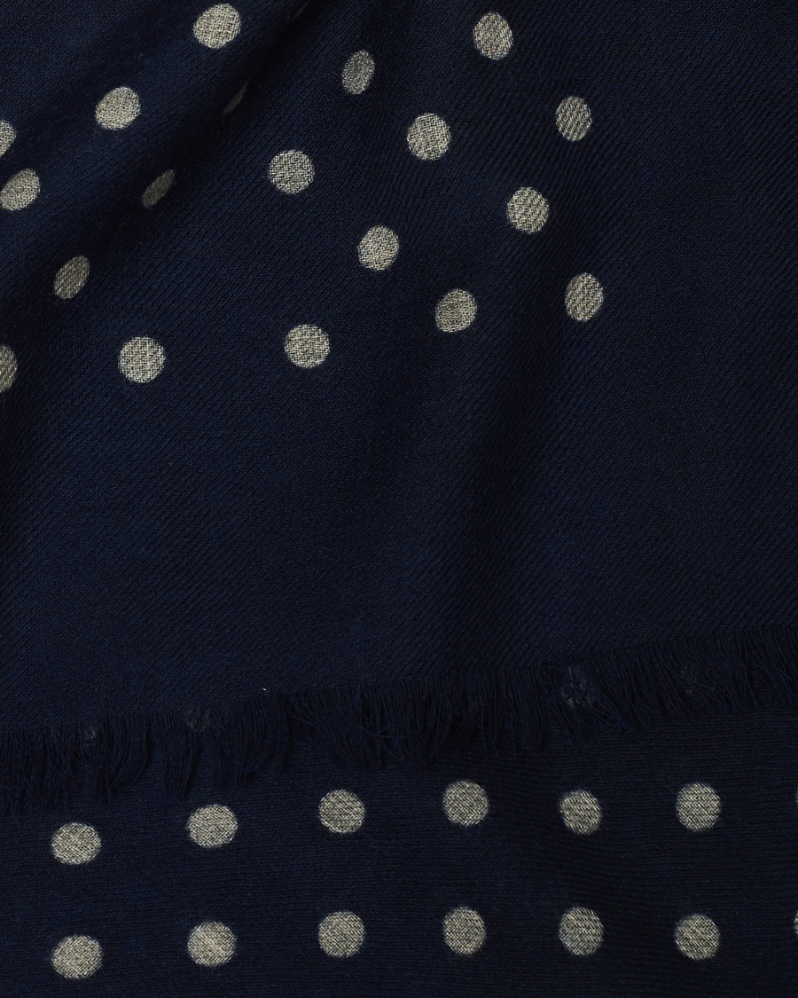 Herren | Altea Printed Dots Scarf Navy | Altea | Printed Dots Scarf Navy