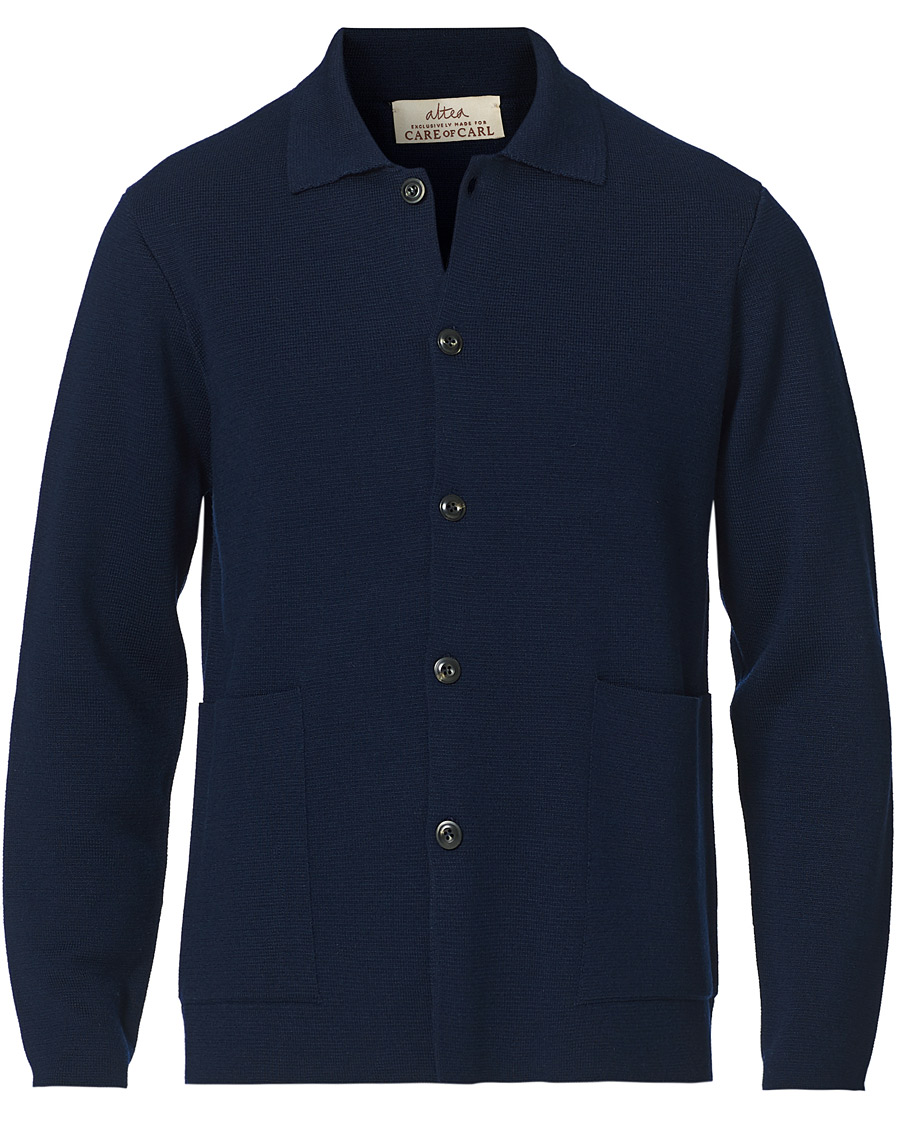 Herren | Pullover | Altea | Wool Chore Jacket Navy