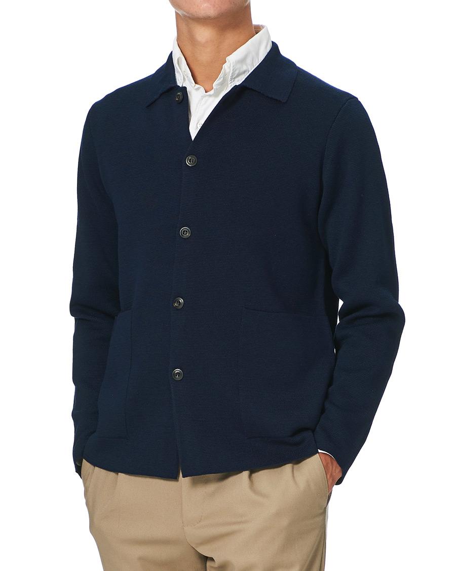 Herren | Pullover | Altea | Wool Chore Jacket Navy