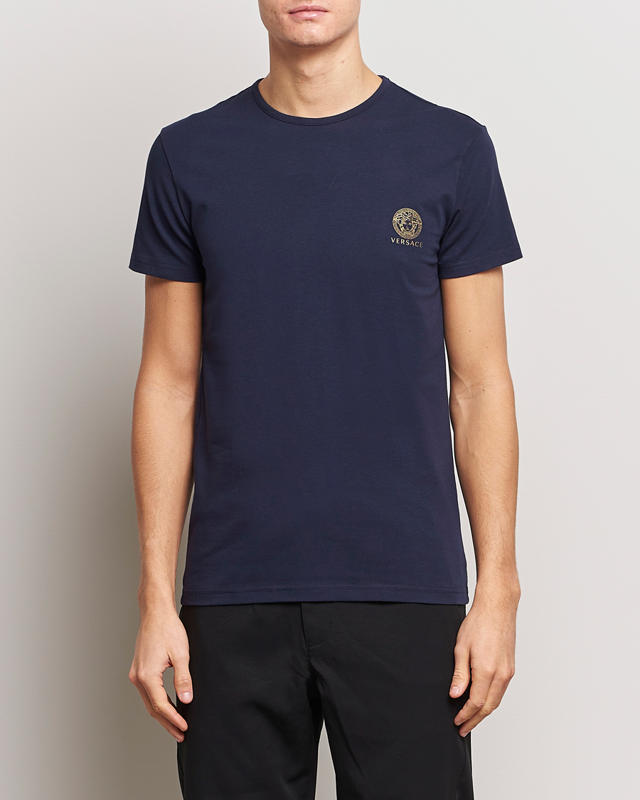 Herren | Kurzarm T-Shirt | Versace | Medusa Tee Navy