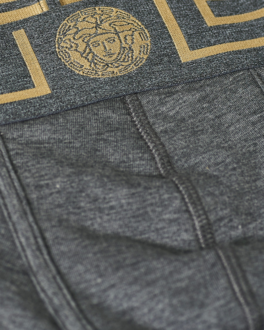 Herren | Unterwäsche | Versace | Greca Boxer Briefs Grey Melange