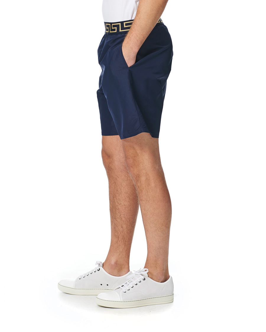 Herren | Badehosen | Versace | Greca Border Swim Trunks Navy