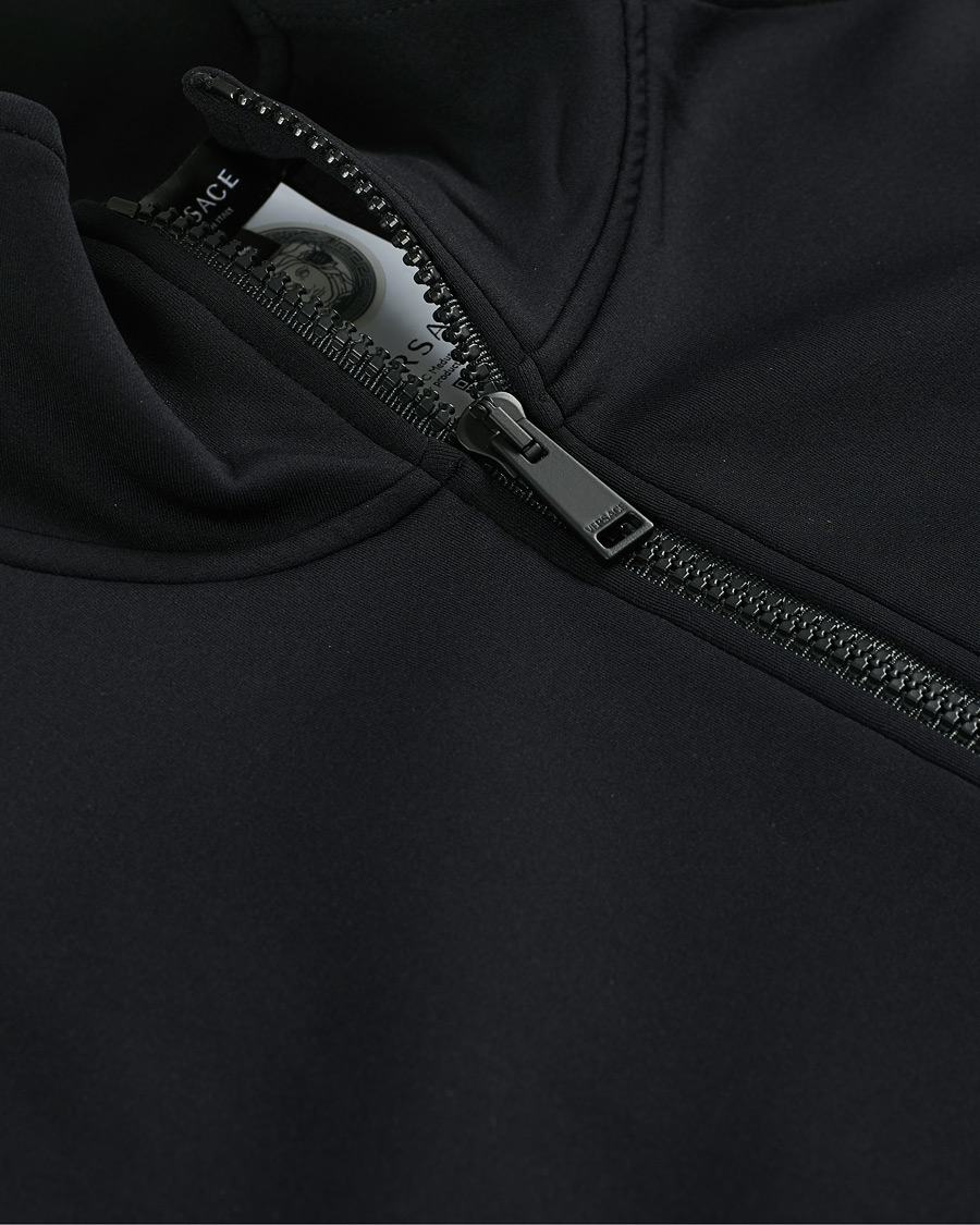 Herren | Pullover | Versace | Monogram Zip Sweater Navy