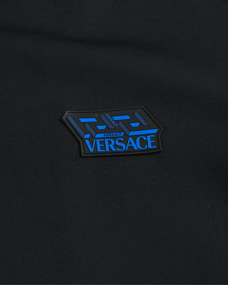 Herren | Pullover | Versace | Monogram Zip Sweater Navy
