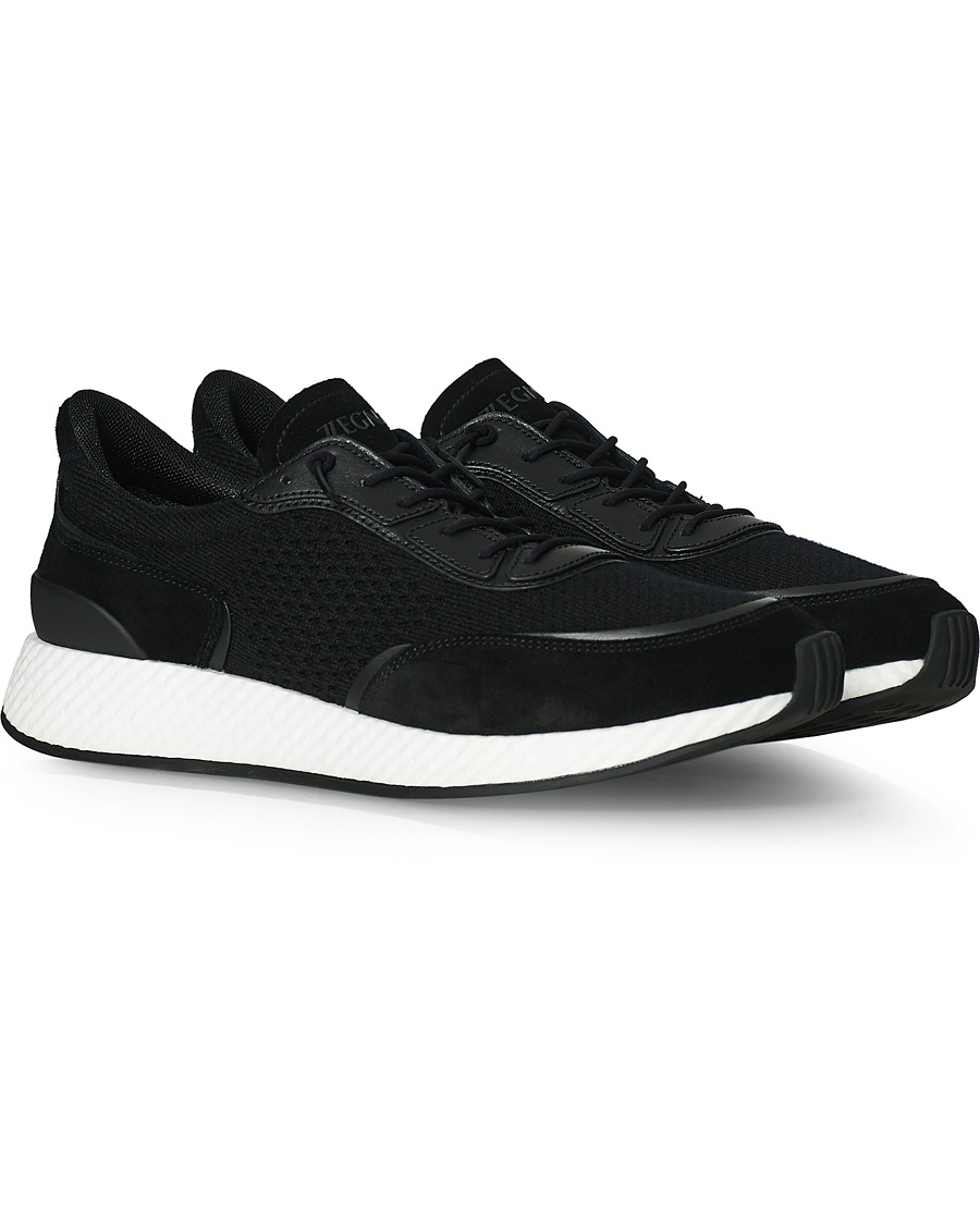 Herren | Z Zegna Piuma Running Sneaker Black | Z Zegna | Piuma Running Sneaker Black