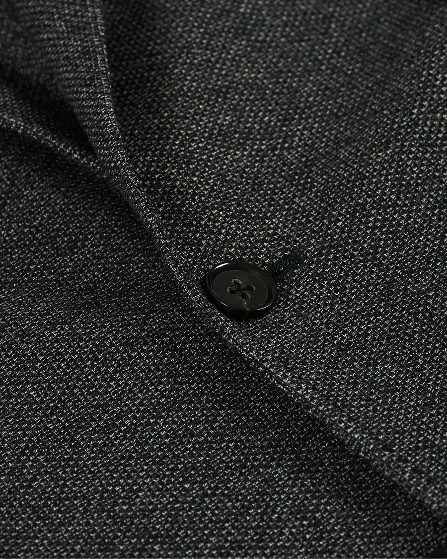 Herren | Sakkos | Ermenegildo Zegna | Wool Blend Jersey Blazer Grey Melange