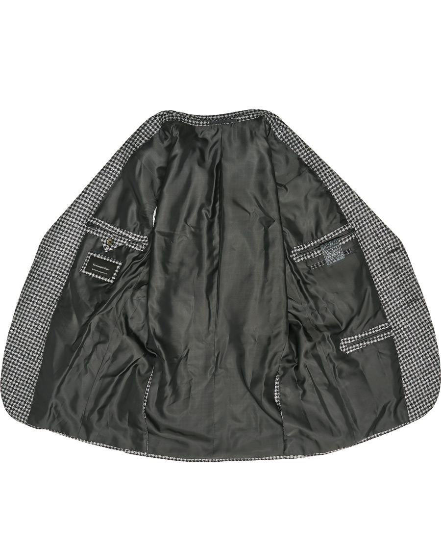 Herren | Sakkos | Ermenegildo Zegna | Wool/Cashmere Houndstooth Blazer Dark Grey