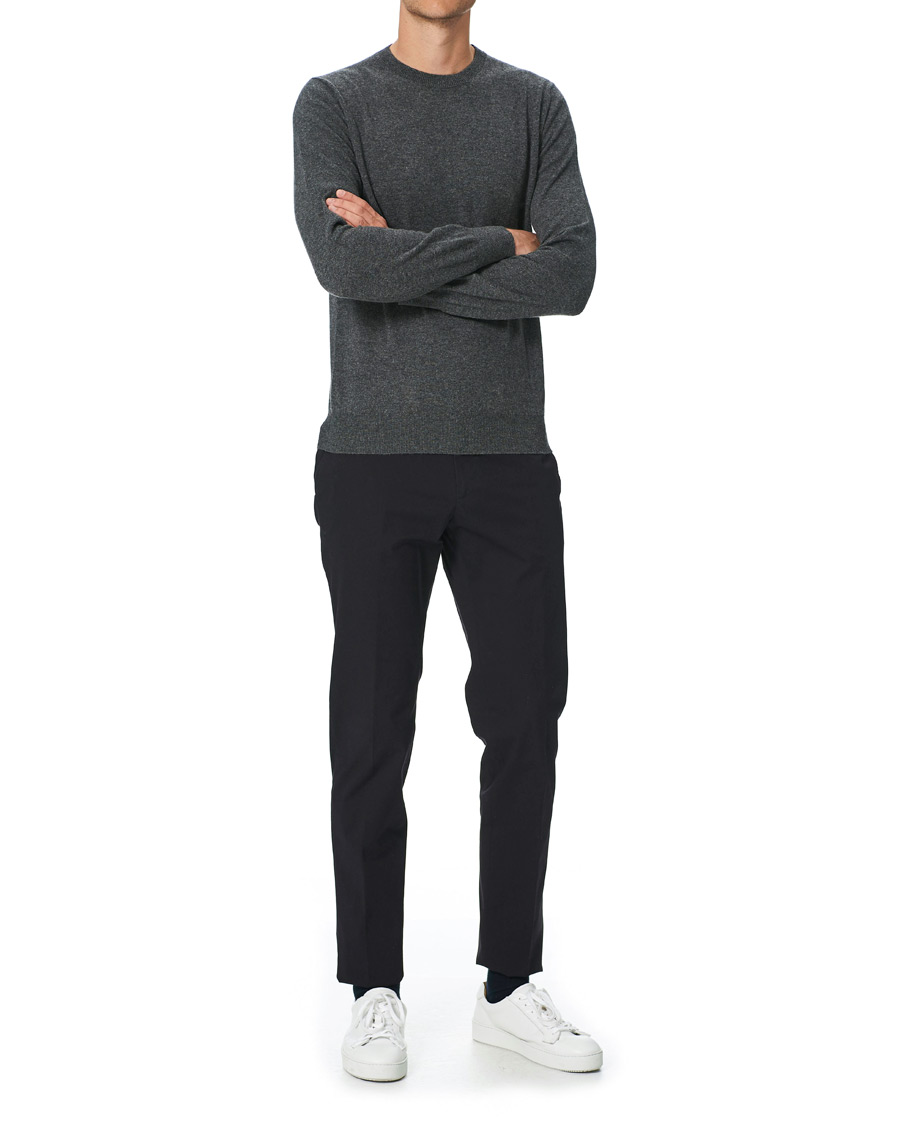 Herren | Pullover | Ermenegildo Zegna | Cashmere Crew Neck Sweater Dark Grey