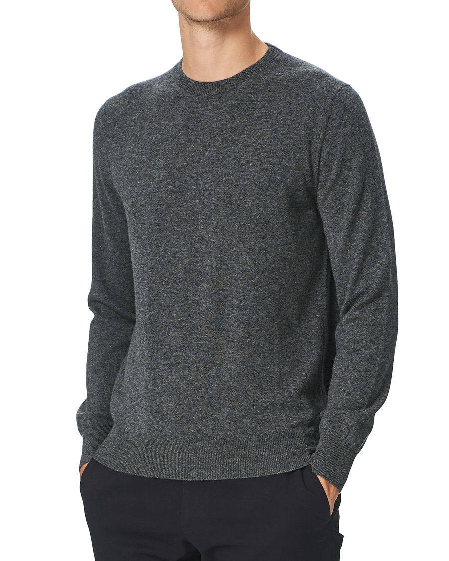 Herren | Pullover | Ermenegildo Zegna | Cashmere Crew Neck Sweater Dark Grey