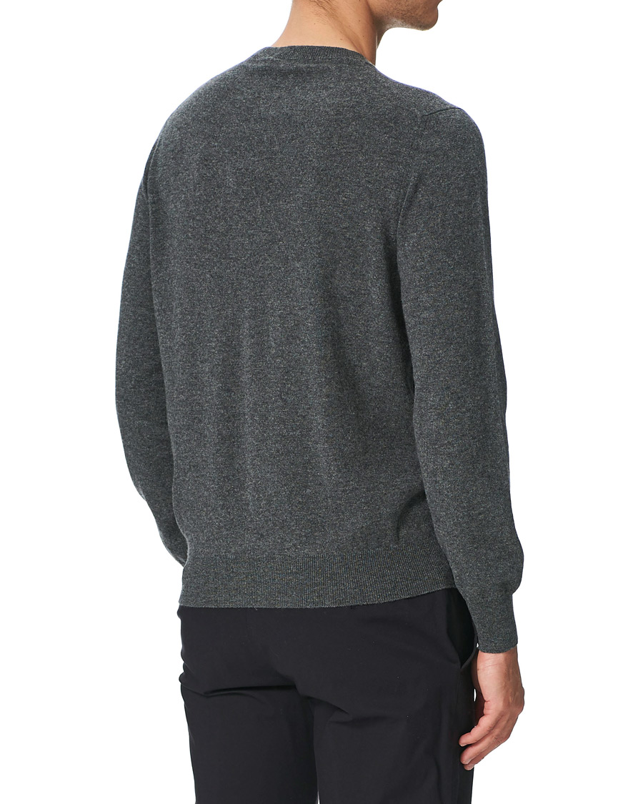 Herren | Pullover | Ermenegildo Zegna | Cashmere Crew Neck Sweater Dark Grey