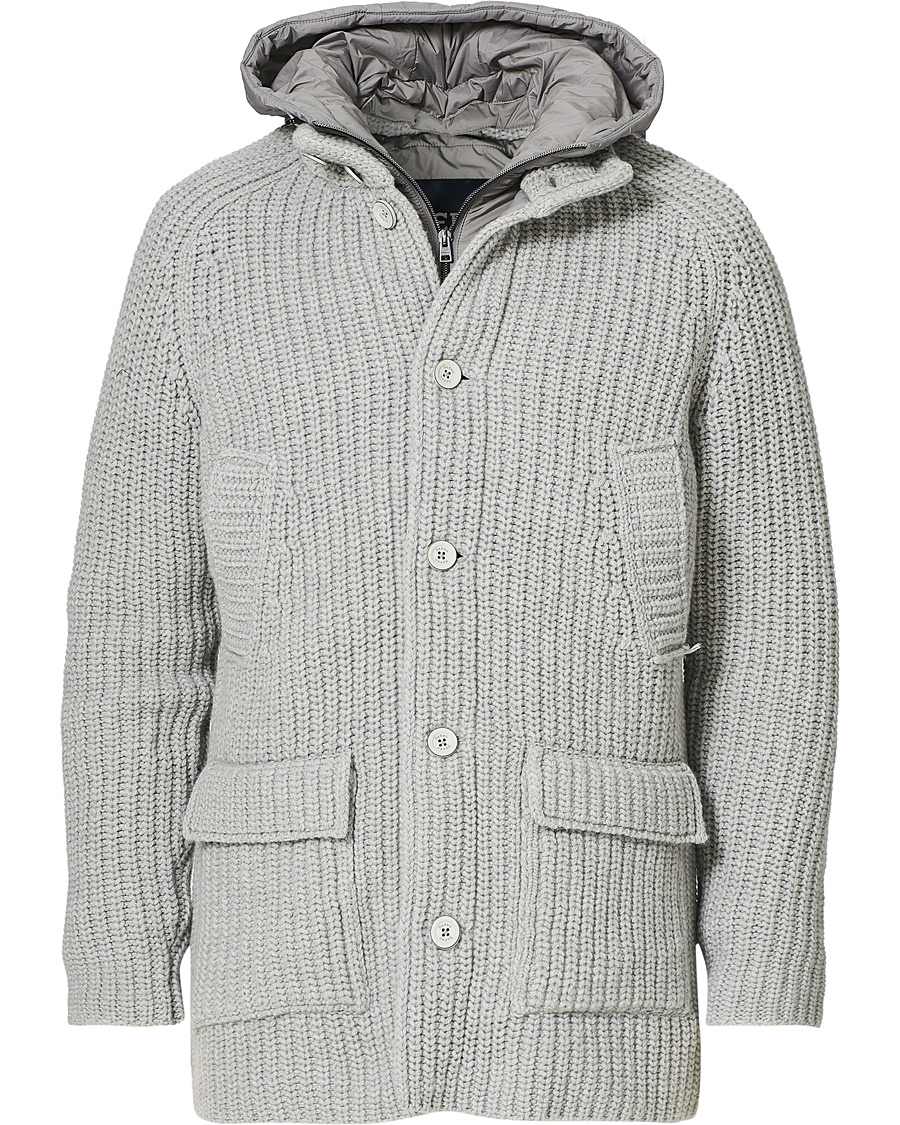 Herren | Jacken | Herno | Pep Cardigan Jacket Grey Melange