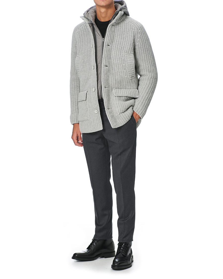 Herren | Jacken | Herno | Pep Cardigan Jacket Grey Melange
