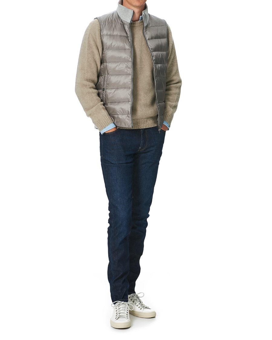Herren | Jacken | Herno | Nylon Ultralight Gilet Grigio Perla