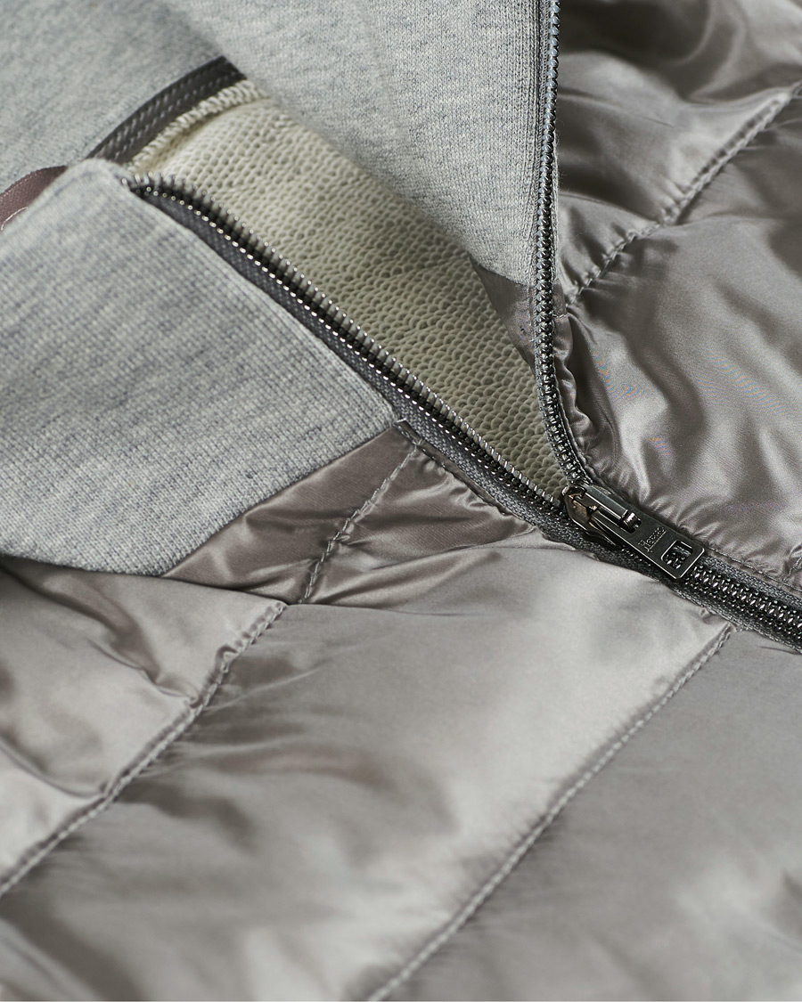 Herren | Jacken | Herno | Nylon Ultralight Gilet Grigio Perla