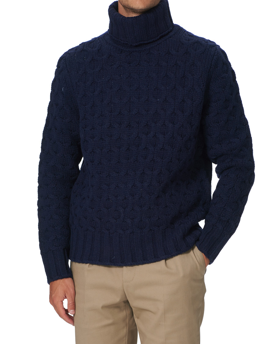 Herren | Pullover | Morris Heritage | Heritage Vincenzo Rollneck Navy