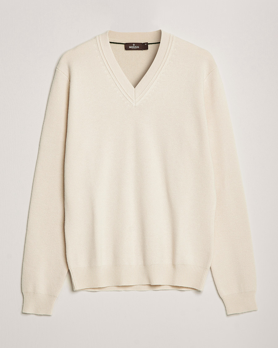 Herren | Pullover | Morris Heritage | Maretiimo V-Neck Off White