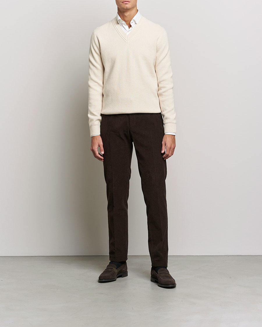 Herren | Pullover | Morris Heritage | Maretiimo V-Neck Off White