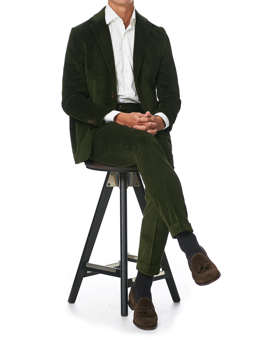 Herren | Hosen | Morris Heritage | Jack Corduroy Trousers Green