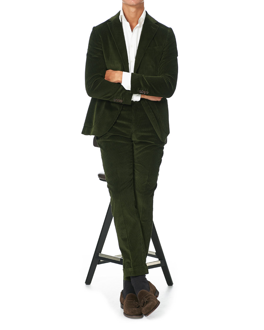 Herren | Sakkos | Morris Heritage | Mike Corduroy Blazer Green