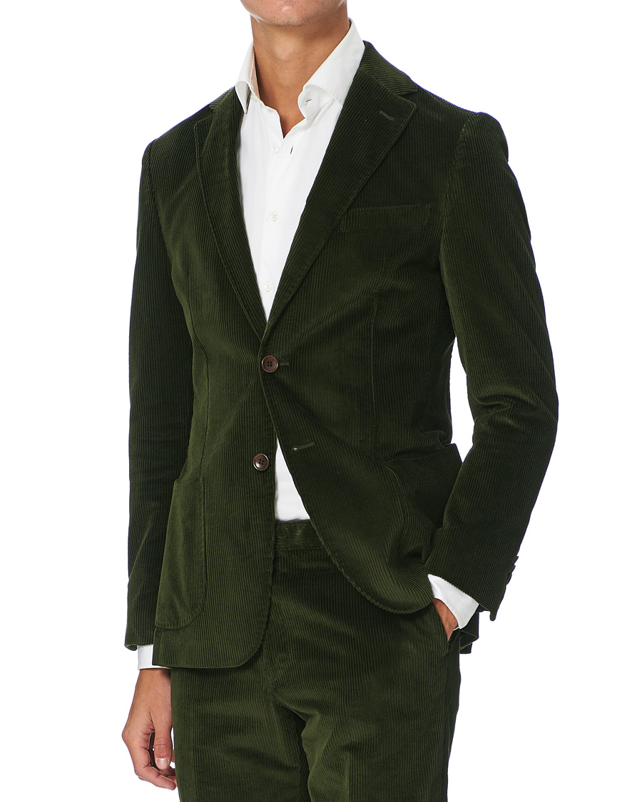 Herren | Sakkos | Morris Heritage | Mike Corduroy Blazer Green