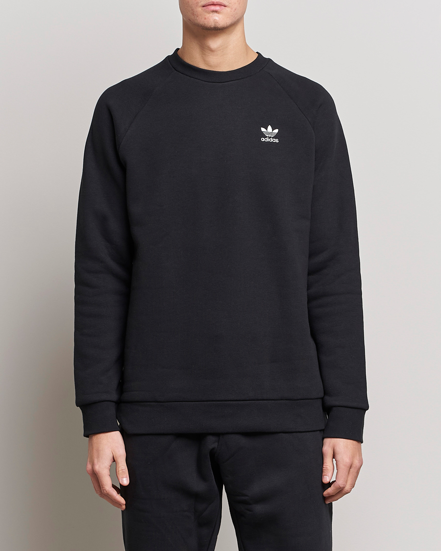 Herren | Pullover | adidas Originals | Essential Trefoil Sweatshirt Black