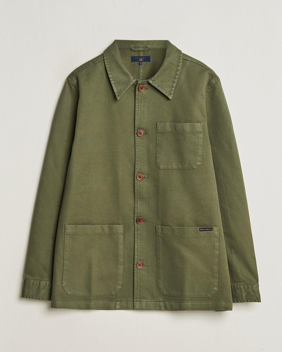 Herren | Hemden | Nudie Jeans | Barney Worker Overshirt Olive