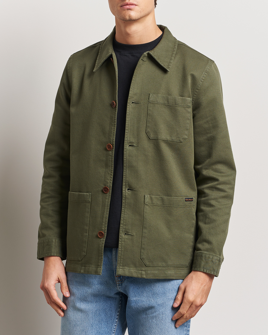 Herren | Hemden | Nudie Jeans | Barney Worker Overshirt Olive