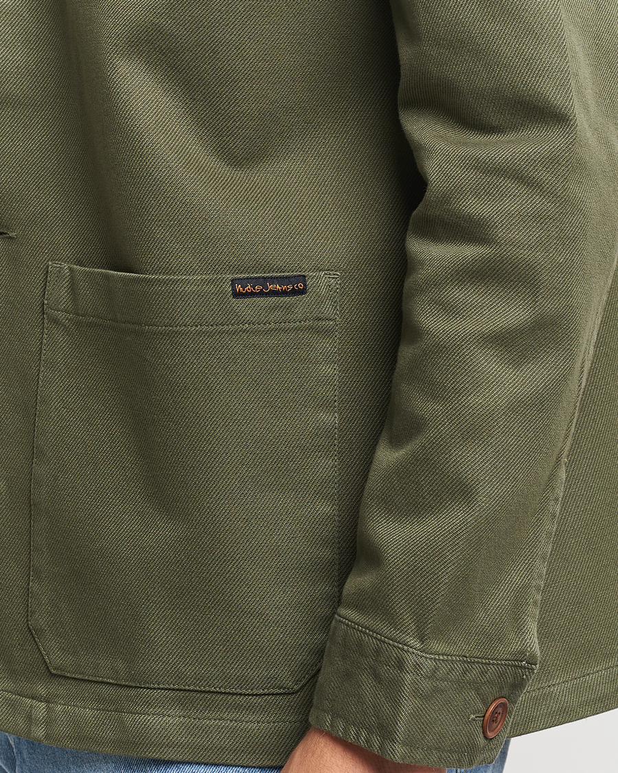 Herren | Hemden | Nudie Jeans | Barney Worker Overshirt Olive