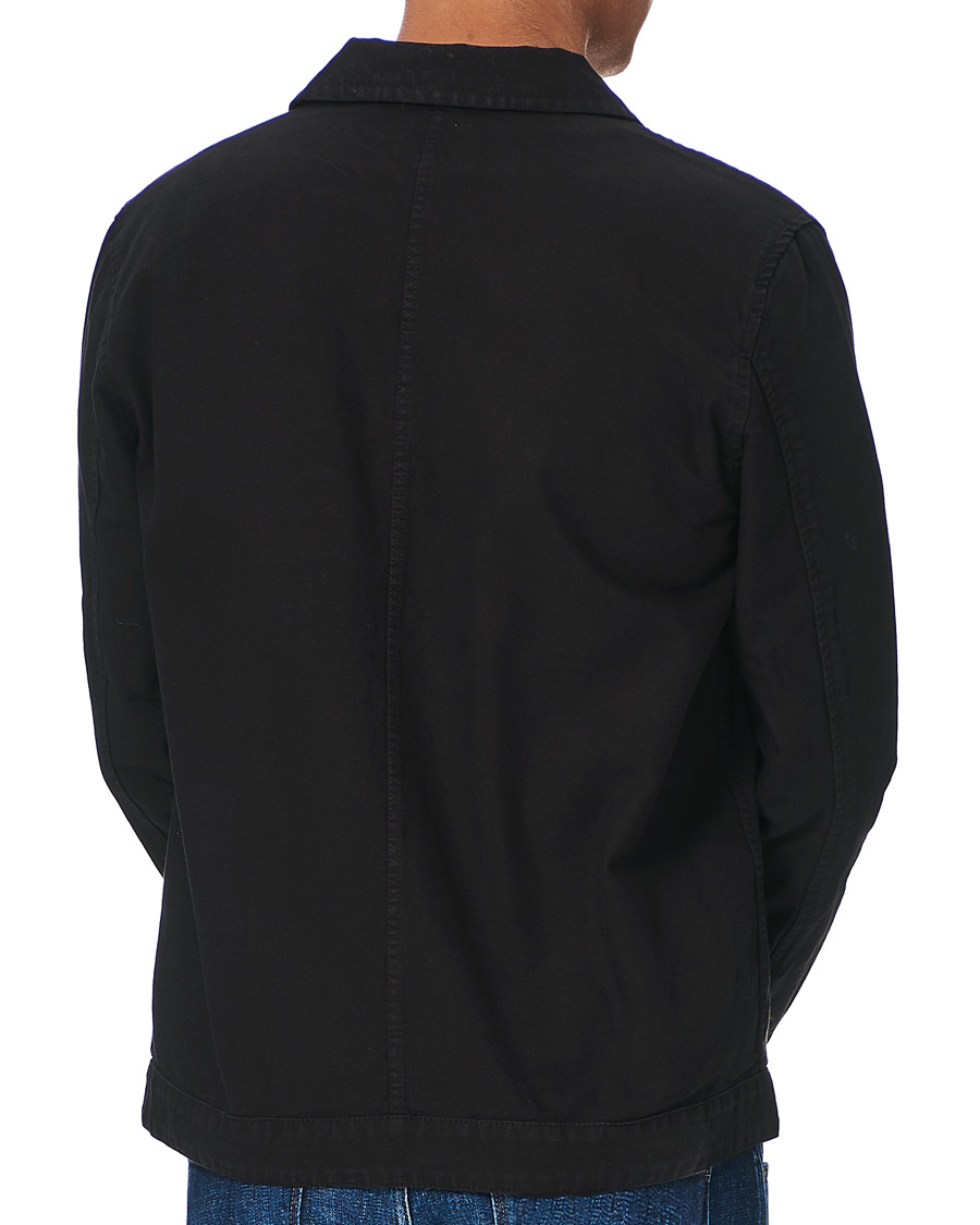 Herren | Nudie Jeans Colin Canvas Overshirt Black | Nudie Jeans | Colin Canvas Overshirt Black
