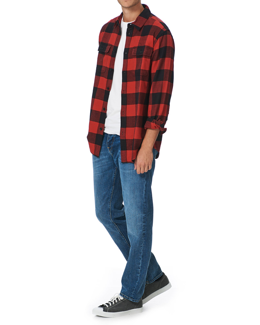 Herren | Hemden | Nudie Jeans | Gabriel Buffalo Check Shirt Red