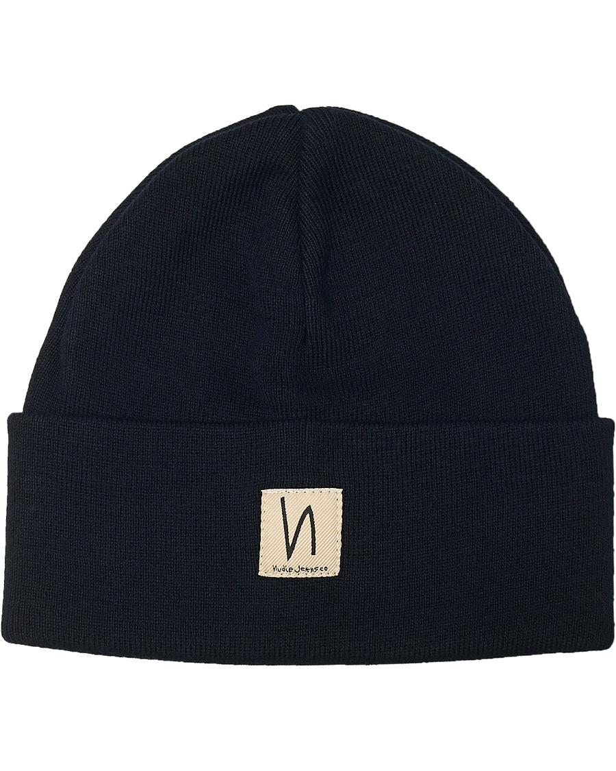 Herren | Nudie Jeans Falksson Beanie Navy | Nudie Jeans | Falksson Beanie Navy