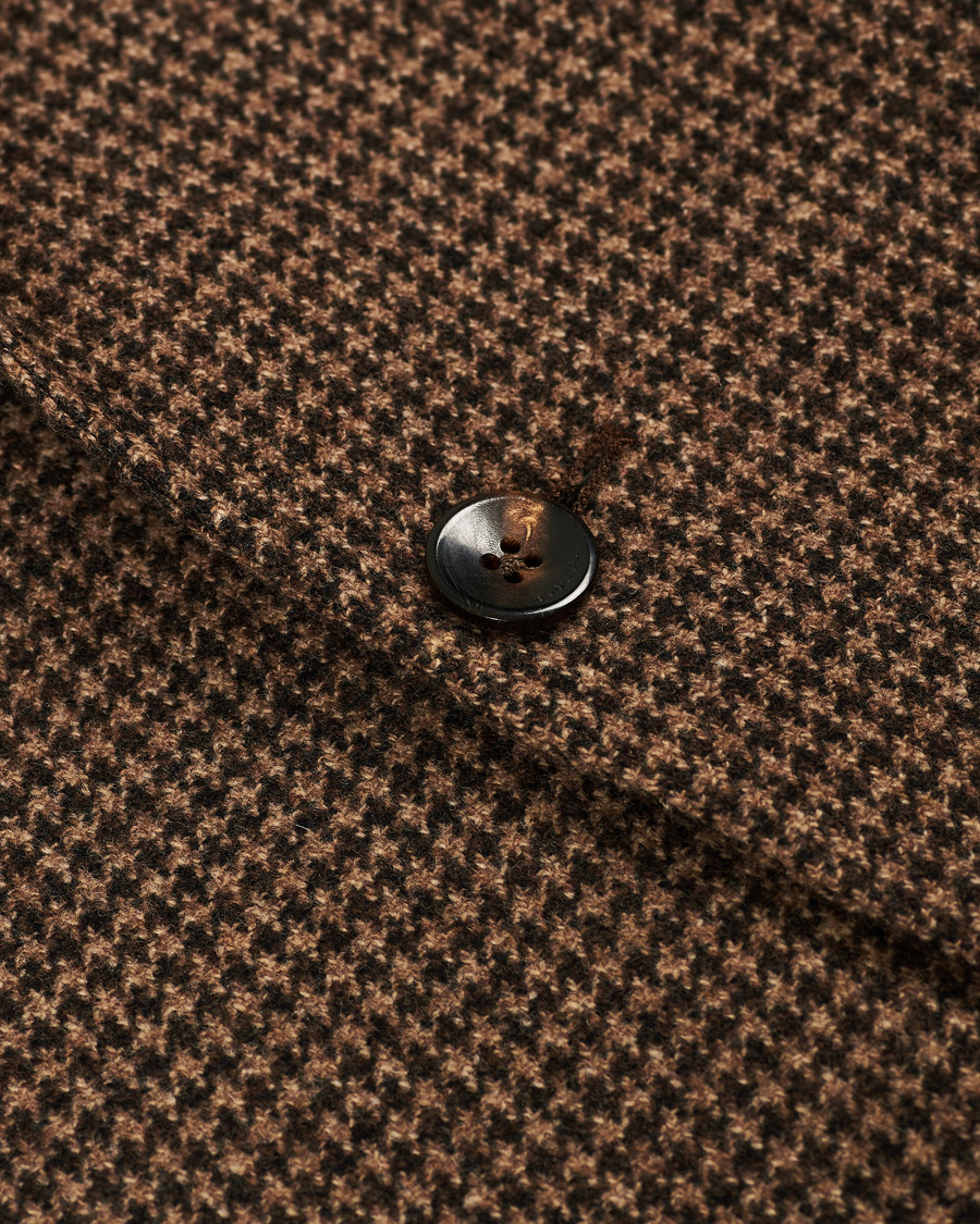 Herren | Sakkos | Boglioli | K Jacket Houndstooth Blazer Brown