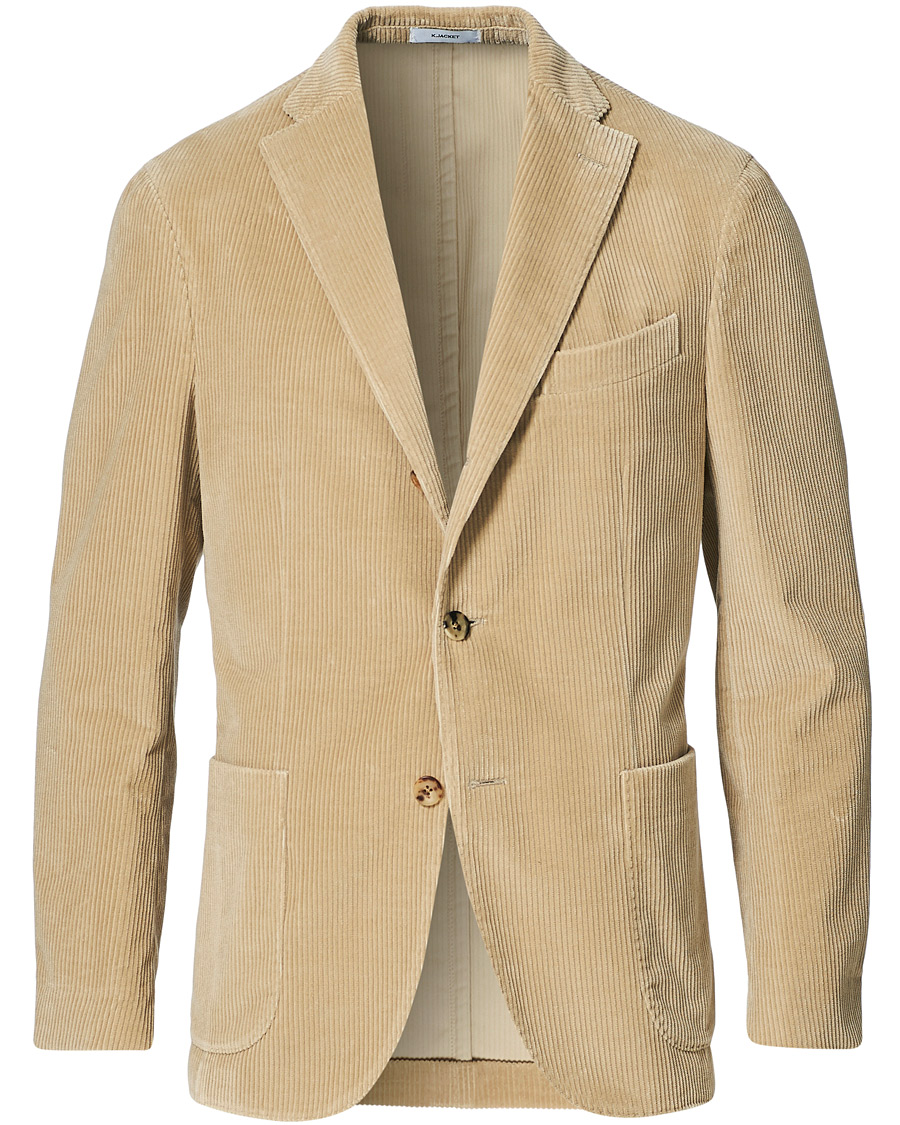 Herren | Sakkos | Boglioli | K Jacket Wale Corduroy Blazer Beige