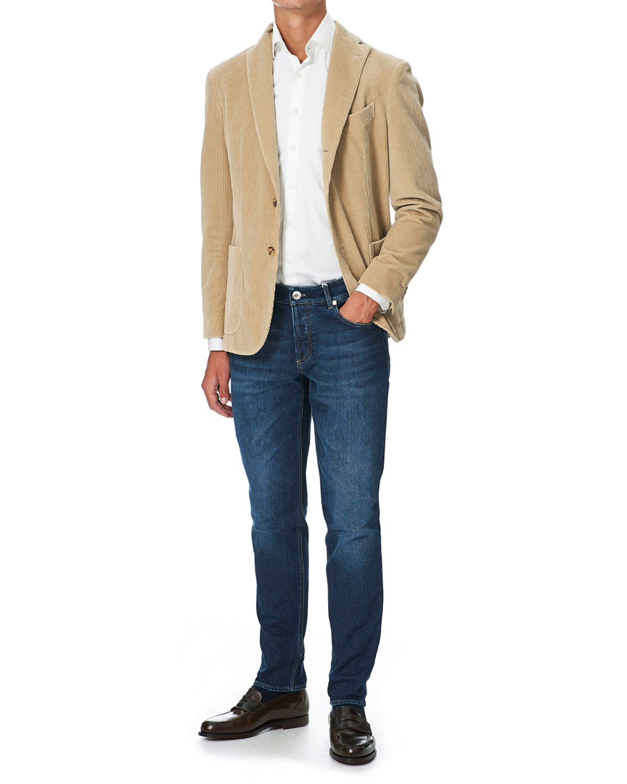 Herren | Sakkos | Boglioli | K Jacket Wale Corduroy Blazer Beige