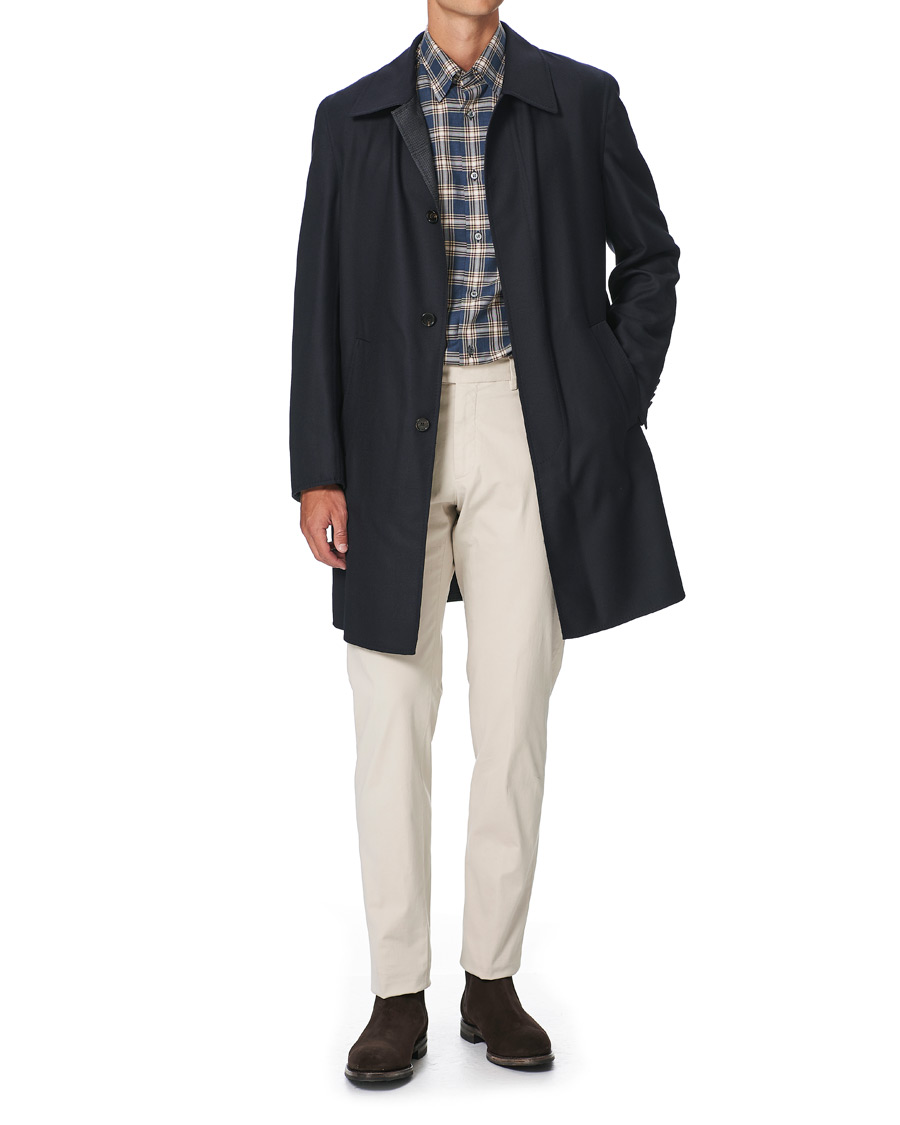 Herren | Jacken | Brioni | Unconstructed Wool Coat Navy