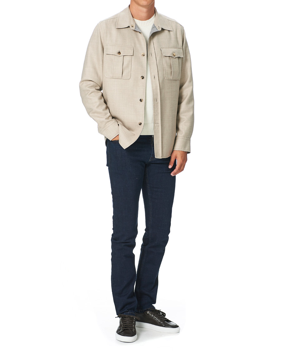 Herren | Jeans | Brioni | Aspen 5 Pocket Stretch Denim Dark Indigo