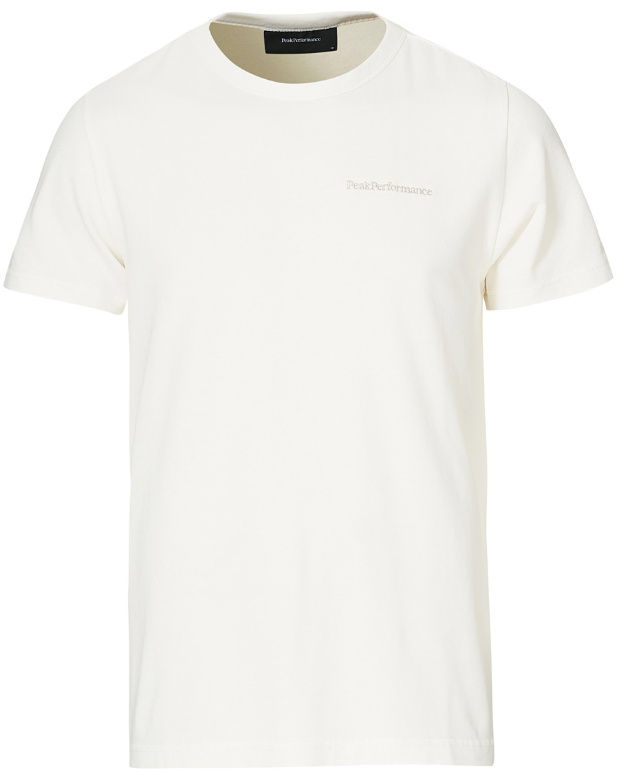 Herren | T-Shirts | Peak Performance | Moment Organic Cotton Tee Off White