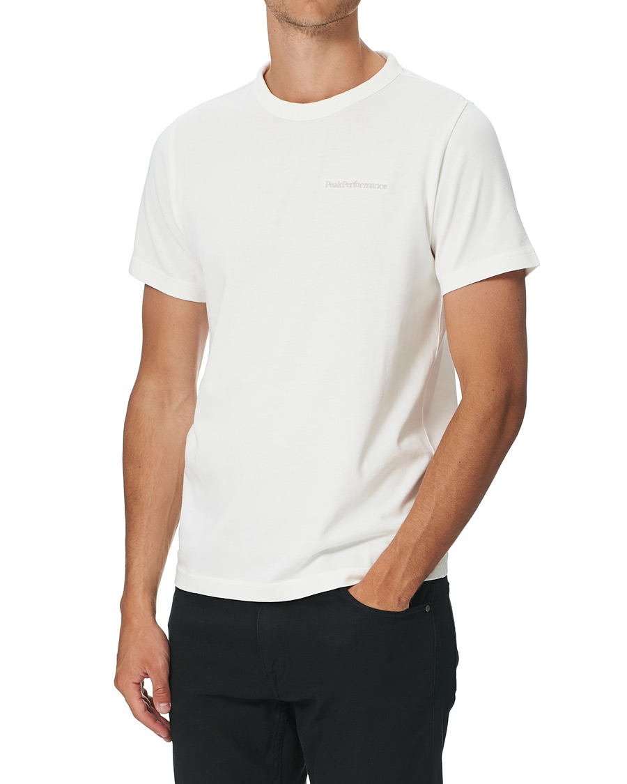 Herren | T-Shirts | Peak Performance | Moment Organic Cotton Tee Off White