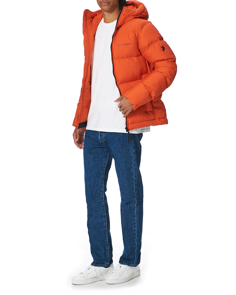 Herren | Jacken | Peak Performance | Rivel Down Hooded Jacket Orange