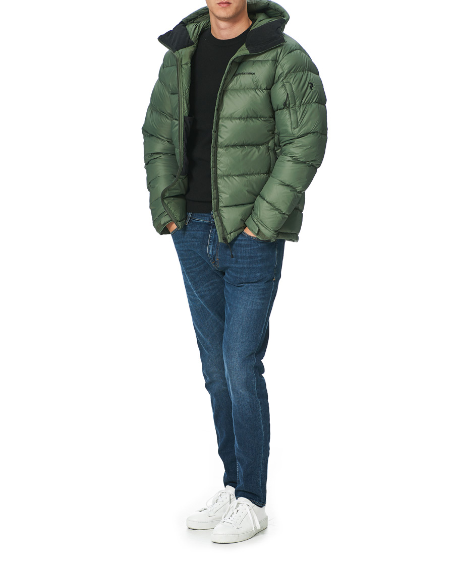 Herren | Jacken | Peak Performance | Frost Down Hooded Jacket Thrill Green