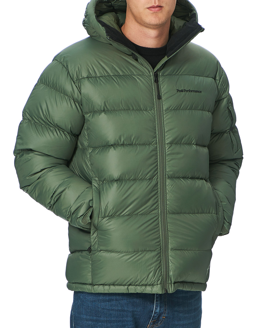 Herren | Jacken | Peak Performance | Frost Down Hooded Jacket Thrill Green