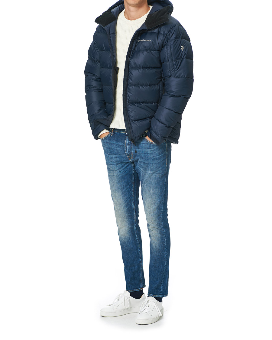 Herren | Jacken | Peak Performance | Frost Down Hooded Jacket Blue Shadow